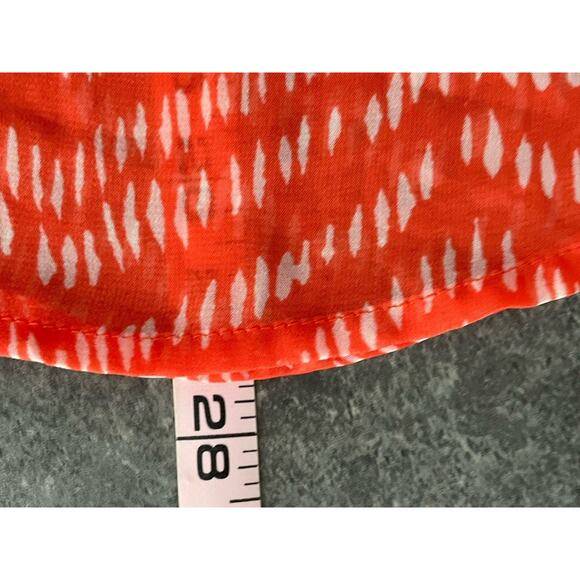 Old‎ Navy Tank Top Womens Size Small Orange Sheer Chiffon Boho Festival Beachy - Picture 9 of 9